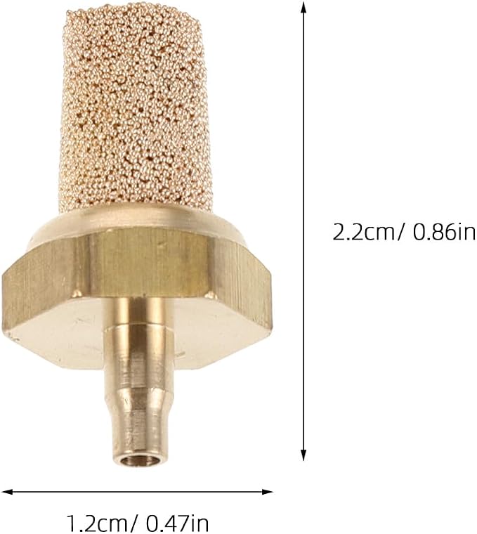 Punta de filtro de cobre para máquina de humo de escenario 10 piezas miniatura 2