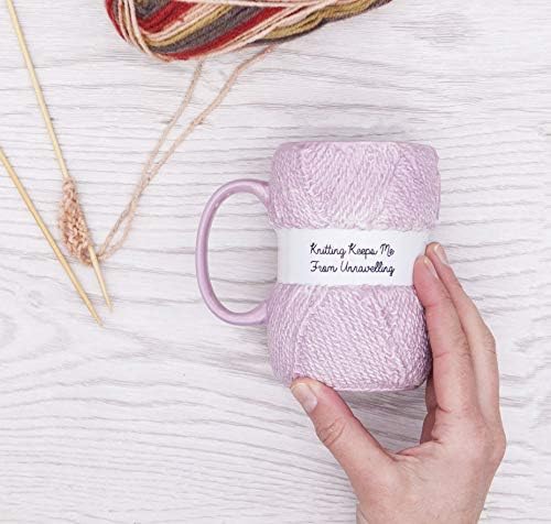 Boxer Gifts Keeps Me from Unraveling Novelty Knitting Gift Mug For Her 12oz
