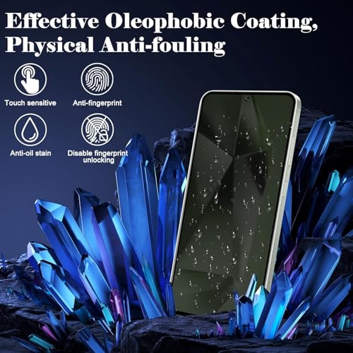 Image of STP FEEL HD+ Premium Privacy Tempered Glass Screen Protector Guard Compatible for Samsung Galaxy S25 Plus 5G (6.7 Inch, Pack of 1) Full Edge to Edge Coverage Anti-Spy /Anti-Peeping 9H Hardness