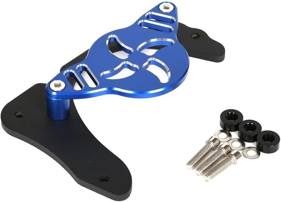 DR650 Front Sprocket Guard Compatible with DR 650 DR650S DR650SE 1996-2024 CNC 3D Carving Motorcycle Chain Guard Cover Protective Shell (Blue)