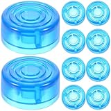 ELAYARD 10個 電気ギター用フットスイッチトッパー 耐久性プラスチック製 踏みやすいペダルキャップ 多対応 エフェクト操作向上 軽快なフッ