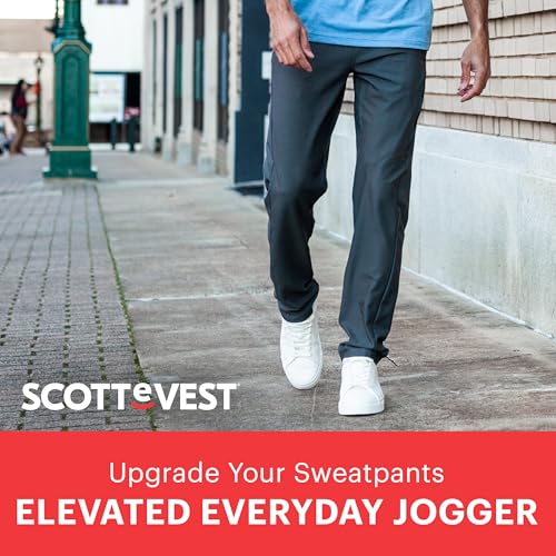 SCOTTeVEST Elevated Everyday Jogger Pant for Men - 10 Hidden Pockets - Water Repellent for Travel & More4