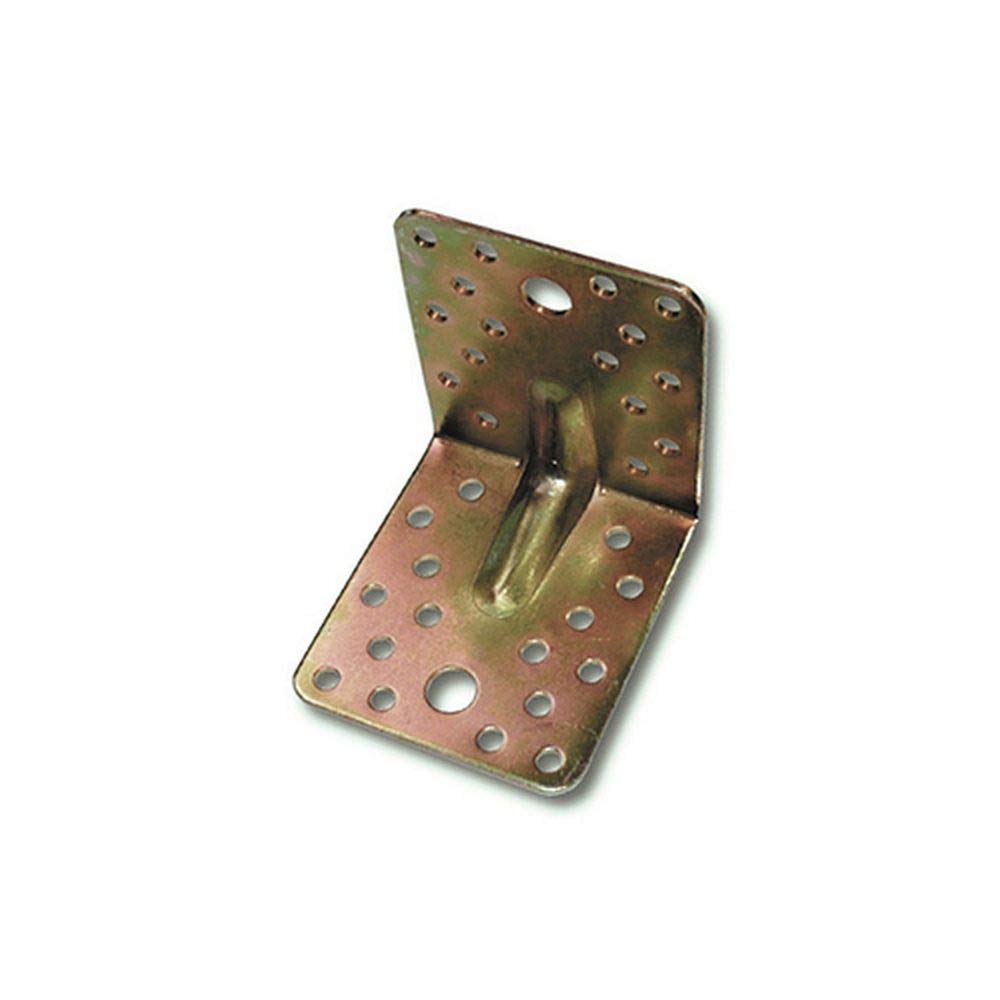 20X Winkelverbinder mit Steg 90x100x100x3mm Stahl verzinkt+ hohe Korrosionsbeständigkeit CE