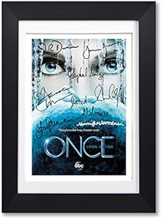Once Upon A Time Cast Signed Autograph Signature Autographed A4 Poster Photo Print Photograph Artwork Wall Art Picture TV Show Series Season DVD Boxset Present Birthday Xmas Christmas(POSTER ONLY)