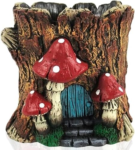 Maceta Tronco Encantado – Macetero Decorativo de Hormigón Pintado...