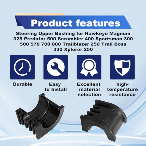 Image of Upper Steering Stem Bushing 5439731 Compatible with Polaris Magnum 325 Sportsman 300 500 570 700 800 Hawkeye Scrambler 400 Trailblazer 250 Trail Boss 330 Xplorer 250 Steering Post Bushing