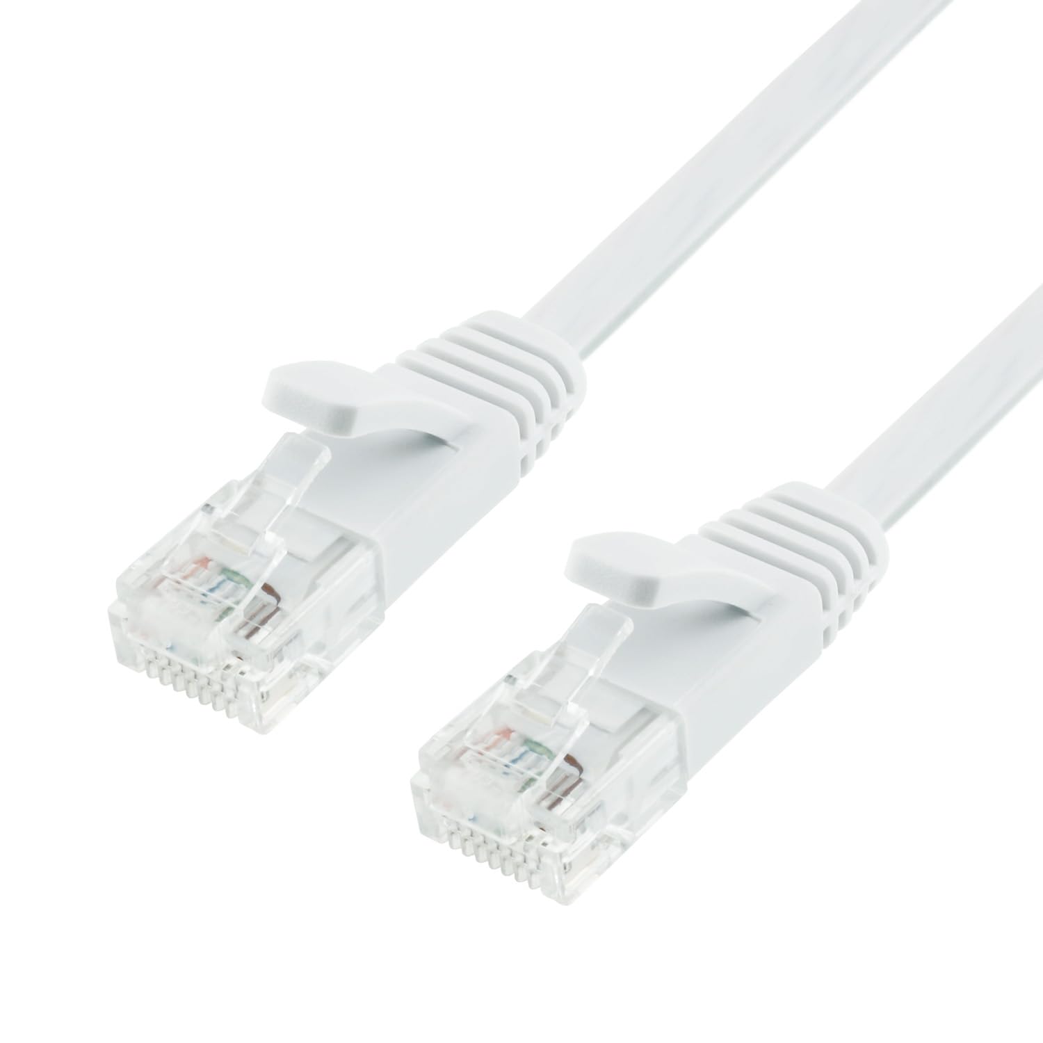 ホーリック LANケーブル UTP カテゴリー6A フラット 10m ホワイト…
