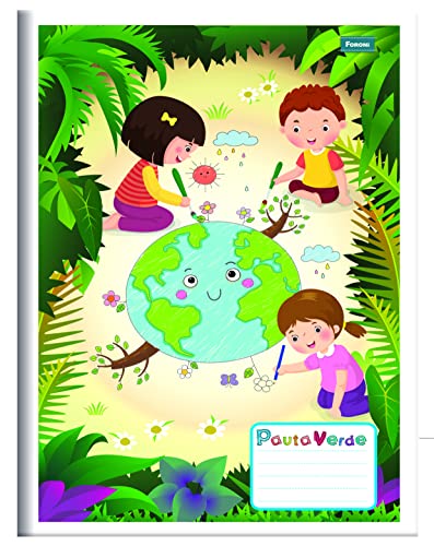 Caderno 1/4 Broch Pedagenda Pauta 40 Folhas, Verde, Foroni, 34.8914-0