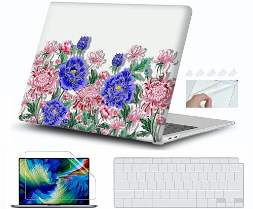 Image of Case for MacBook Air 13 inch A1466 & A1369 Older Version 2010-2017 Release Crystal Clear Case with Liquid Retina Display, Plastic Hard Shell(Design22)