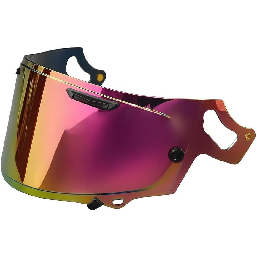 Image of Regent-X Replacement Helmet Visor Compatible with RX7X VAS-V MAX Quantum-X Corsair-X UV Protection Anti-Scratch Wearproof Shield Universal Face Shield Accessories (Rose Red)