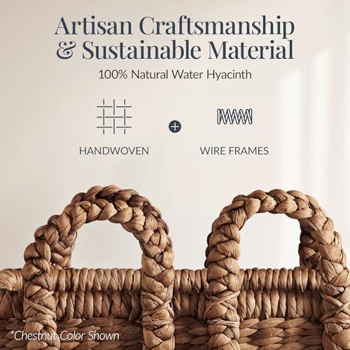 Best Choice 3-Piece Oversized Wicker Baskets