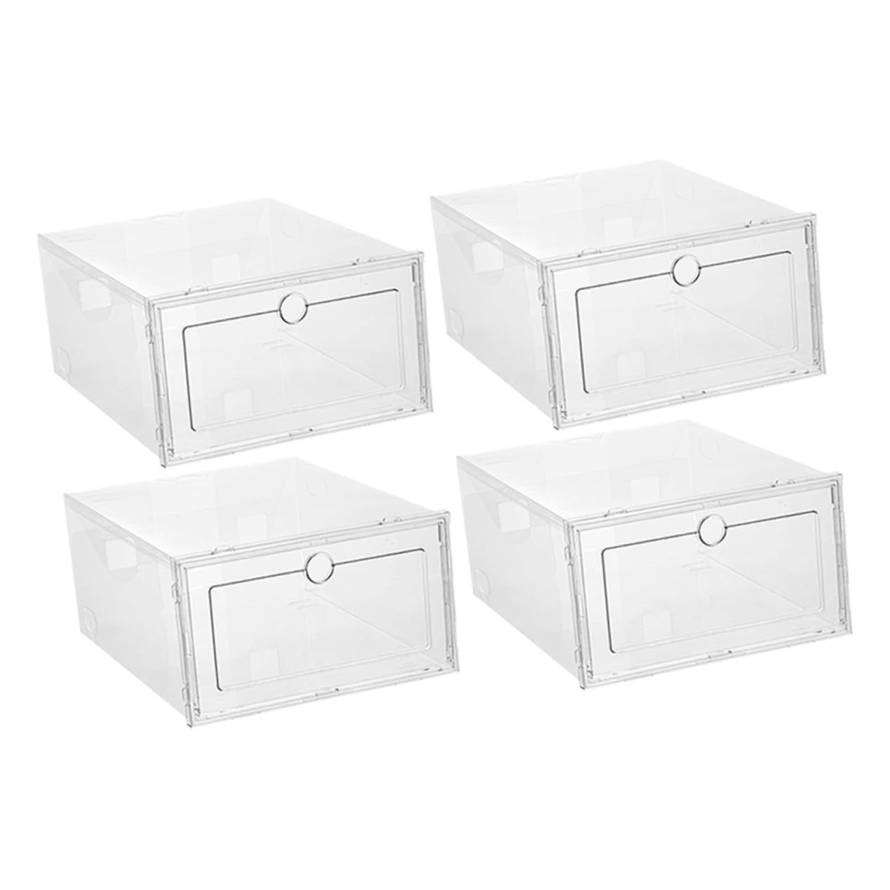 Boîtes rangement chaussures transparentes pour un dressing épuré et net