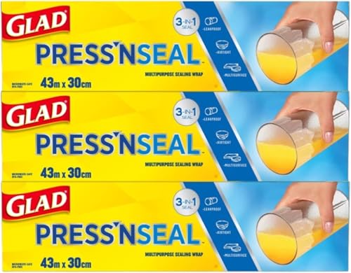 【3本セット】グラッド ストレージフードラップ 43.4m x 3本 Glad Storage Food Wrap 43.4m x 3CT プレスンシール glad フードラップ グラッド 140 キッチン用品 日用品 大容量 グッドマム専用 コストコ