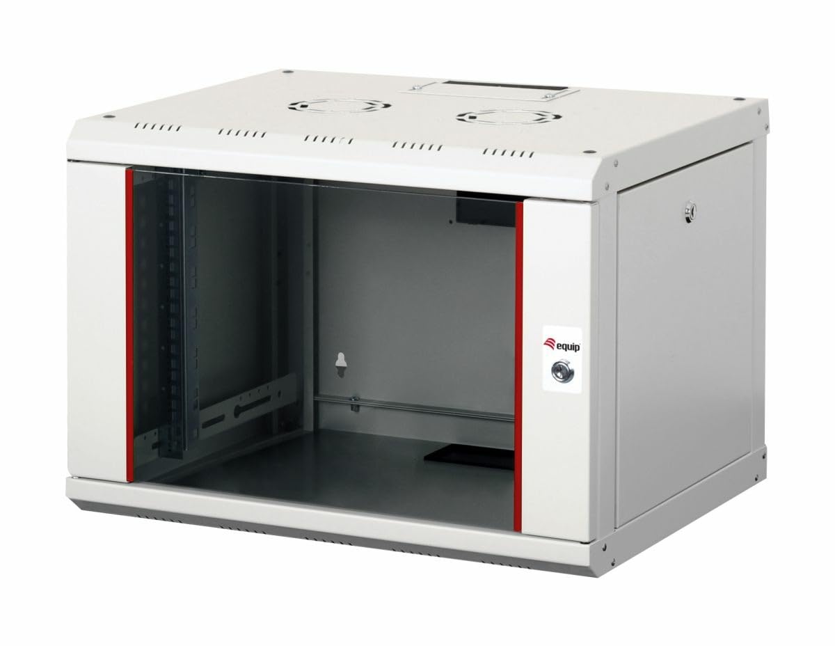 Equip Armadio per server, 19", 07U, 600 x 450 mm, porta in vetro, grigio