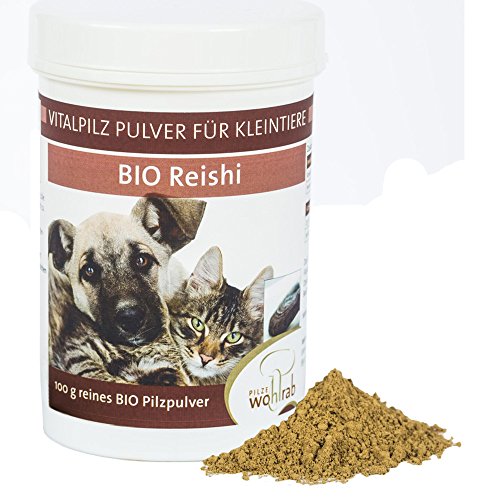 Reishi Vitalpilz Pulver Bio für Haustiere & Kleintiere 100g Cover
