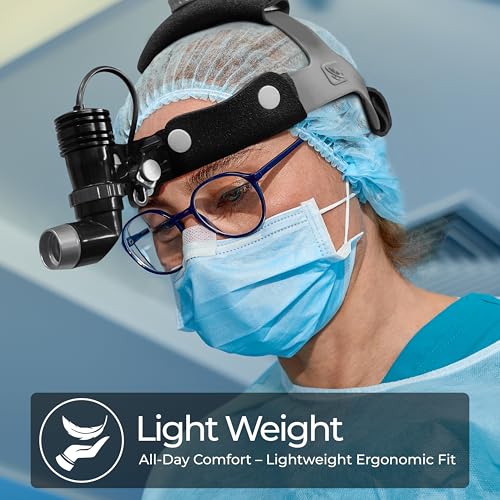 Image of OTICA 10 Watt ENT Surgical LED Headlight for Doctors Hospital and Multi Purpose (Non-Adjustable Focus of Light)