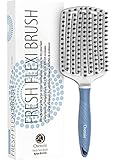 Detangling Brush – Ceramic Paddle Detangler for Curly, Thick & Straight Hair, Vented Drying Brush – Dry & Wet Ionic Nylon Hair Brush Quickly Detangles & Smooths by Osensia