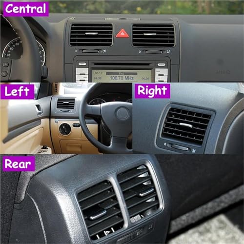 Grille de ventilation avant et arrière pour climatisation Jetta - 4