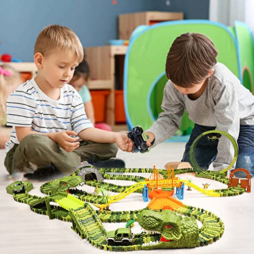 Burgkidz Tracks Cars Replacement Only, Toys Track Cars Racing Track Accessories Compatible With Most Tracks, Dinosaur Track Cars For Kids Boys And Girls Ages 3 4 5 6 7 Years Old #TOP6