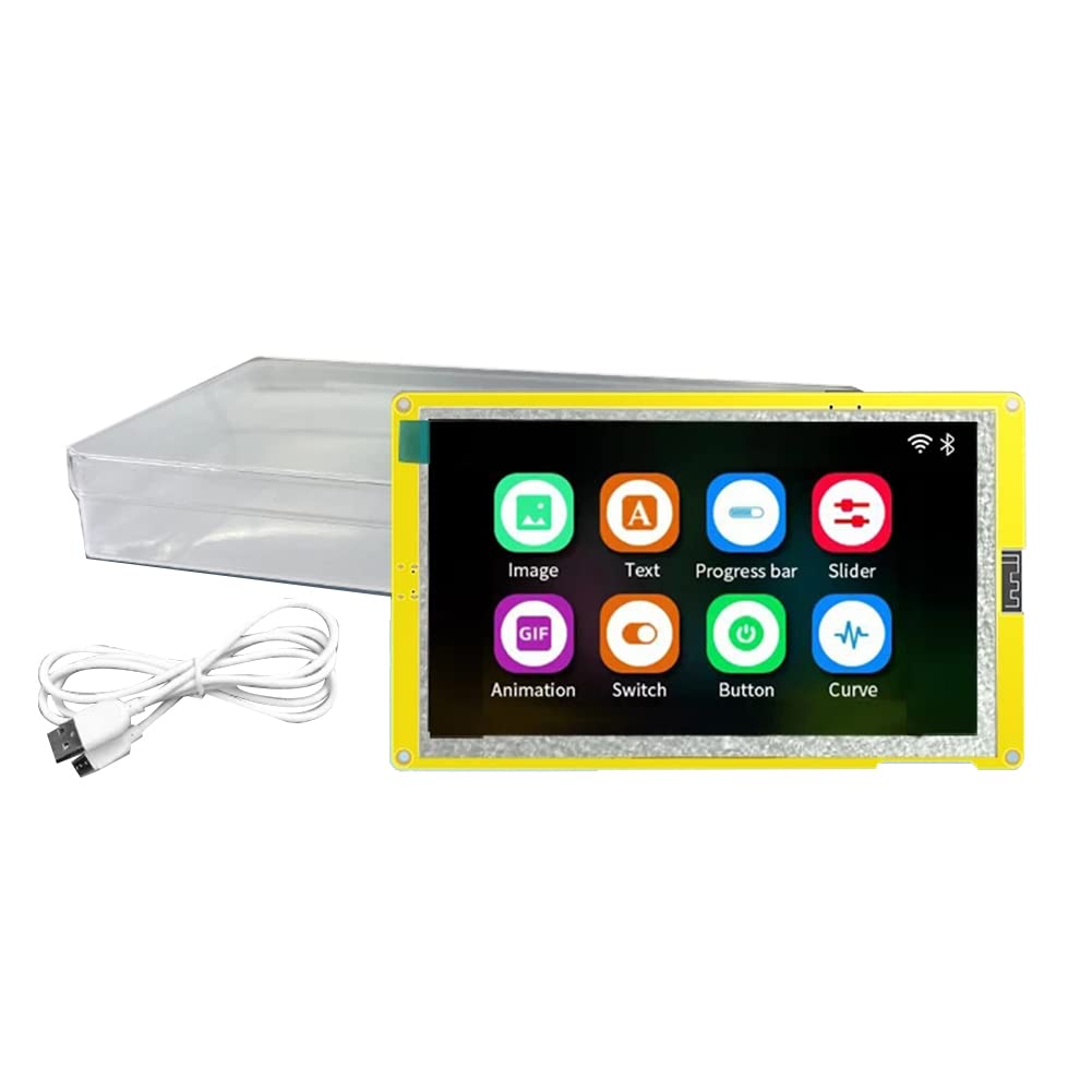 QUR ESP32-S3 Flash Smart Display MCU WIFI moduł Bluetooth 7-calowy RGB LCD TFT HMI 8M PSRAM 16M ( dotyku)