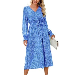 PRETTYGARDEN Womens Flowy Maxi Dress
