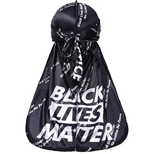 ForceWave Black Lives Matter Durag Silky Durag for Men Designer Do Rag