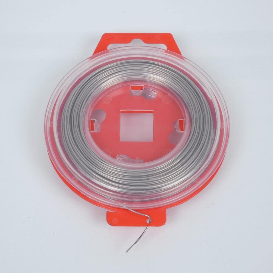 Bihr Fil à freiner en INOX Ø0.8mm Compatible avec Moto Auto Circuit Course/par 30m