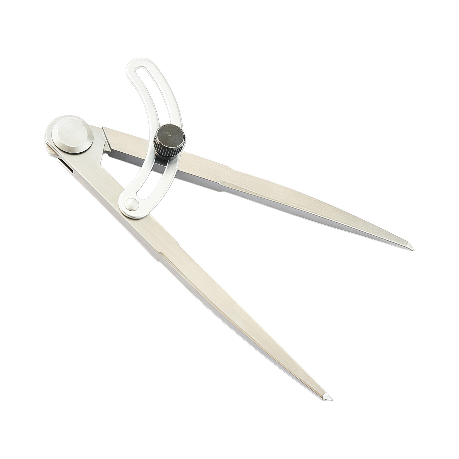Shntig B Work Divider Steel Compass With Pointed Legs And Arm Screw, Manual Layout Tool For Shop Tasks Divider Marking Layout Steel Spacing Transfer Leather Work Woodworking Tool Shop Line