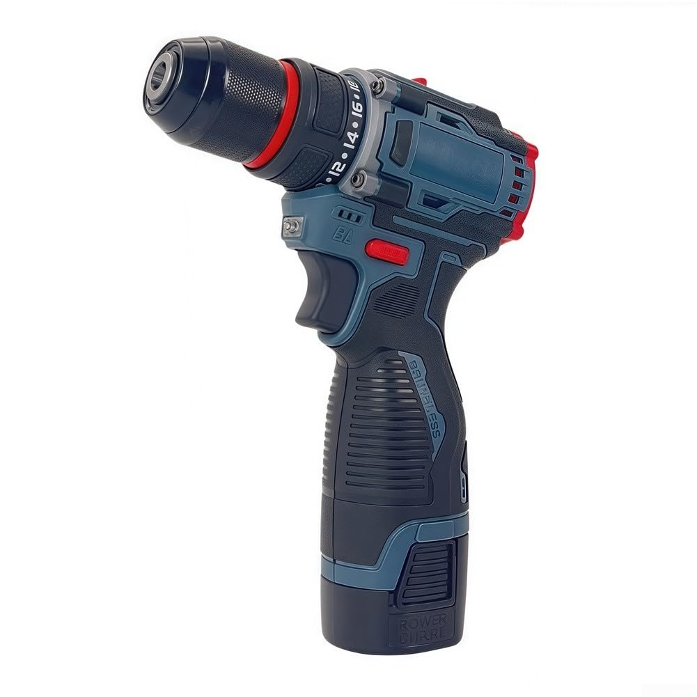 Taladro Percusión Portátil 16.8V para Madera y Plástico