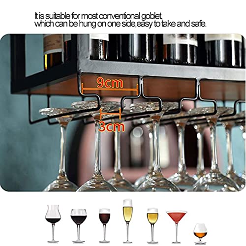 Porte-gobelets à vin à l'envers pour libérer votre cuisine