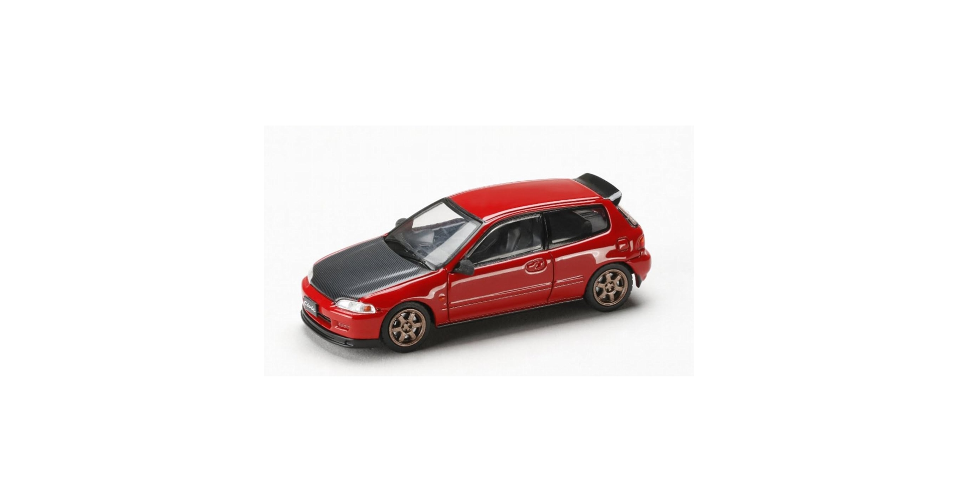 JDM64 EG6シビック 改　レッド JDM64 1:64 Red Carbon Civic EG6 SIR Sports Model Diecast