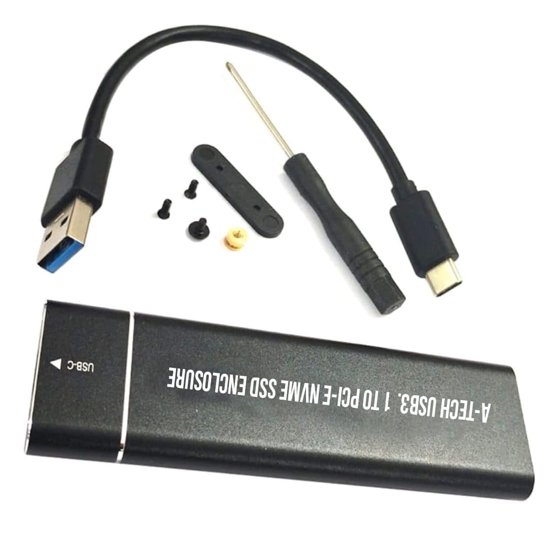 ANCIARY M.2 NVMe SSD Enclosure USB 3.1 Gen2 to Type C Cable 10Gbps for 2230/2242/2260/2280 M-Key PCIe, Supports UASP Max 2TB, Tool Free Design (SSD Not Included) DF5-image-10