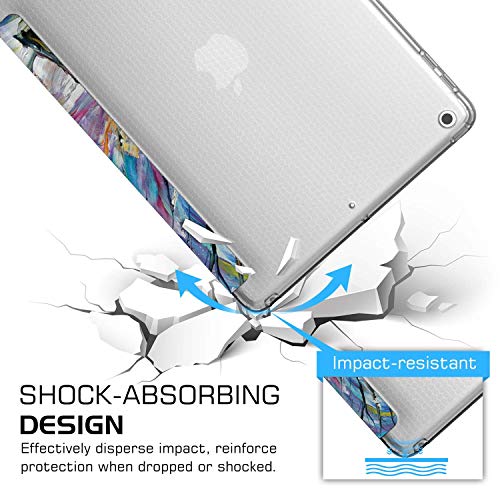 Image of DuraSafe Cases for iPad 8.3 Inch Mini 6th Gen [ Mini 6 2021 ] A2567 A2568 A2569 MK7M3HN /A MLWL3HN /A MK7R3HN /A MK7P3HN /A MLWR3HN /A MK7X3HN /A MK7V3HN /A MK893HN /A Printed Flip Cover- Color Emblem