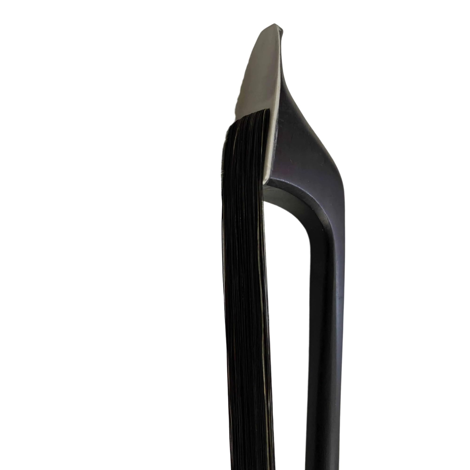 Arcos De Violín Profesionales Fibra De Carbono Contrabajo Arco Estilo Pelo Caballo Negro(1 4size)