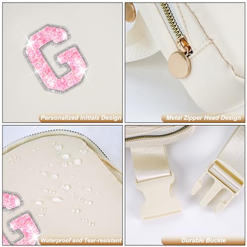 Image of Uygafly Gift for Teen Girls Kids Daughter Her - Birthday Gifts for 3 4 5 6 7 8 9 10 11 12 13 Year Old Girls,Fanny Pack Crossbody Bag Purse Belt Bag Cute Trendy Stuff | Cream,G