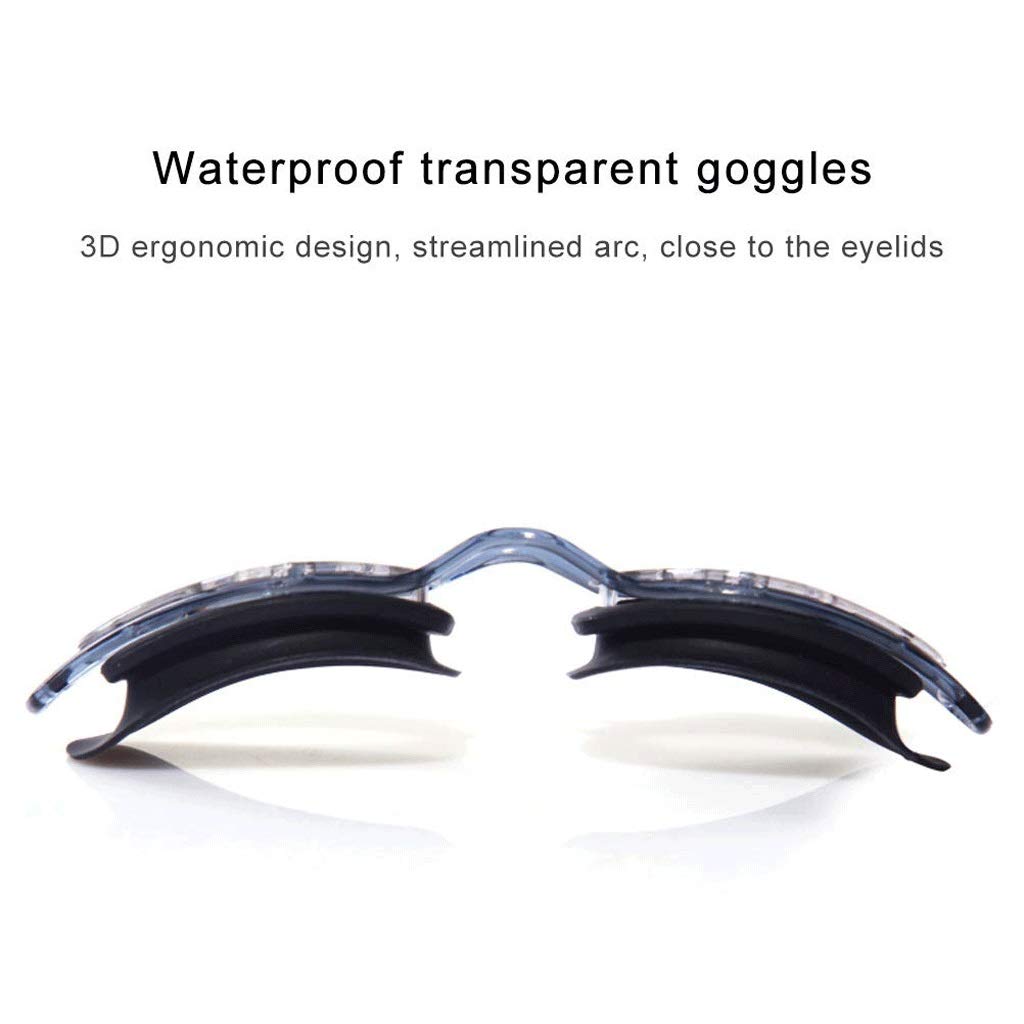 Occhialini da Nuoto per Uomo Senza Occhiali da Nuoto a Perdita per Le Donne con Protezione UV Ampia Visiera Regolabile - Occhialini da Nuoto per Bambini da Donna Unisex(3-Pack)