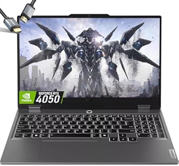 LOQ 15 Gaming Laptop - RTX 4050 - Intel Core i5-12450HX Beat AMD Ryzen 7 4800H - 32GB RAM| 1TB SSD -15.6" FHD Display 144Hz - Backlit Keyboard - Windows 11 - Portatil Gamer PC