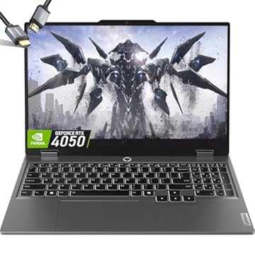 Lenovo - Laptop para jogos LOQ RTX 4050-AMD Ryzen 5 7235HS - Tela IPS FHD de 15,6 G-SYNC - 64 GB RAM -SSD PCIe de 2 TB -Windows 11 - Teclado retroiluminado - Gamer Computadora Portátil
