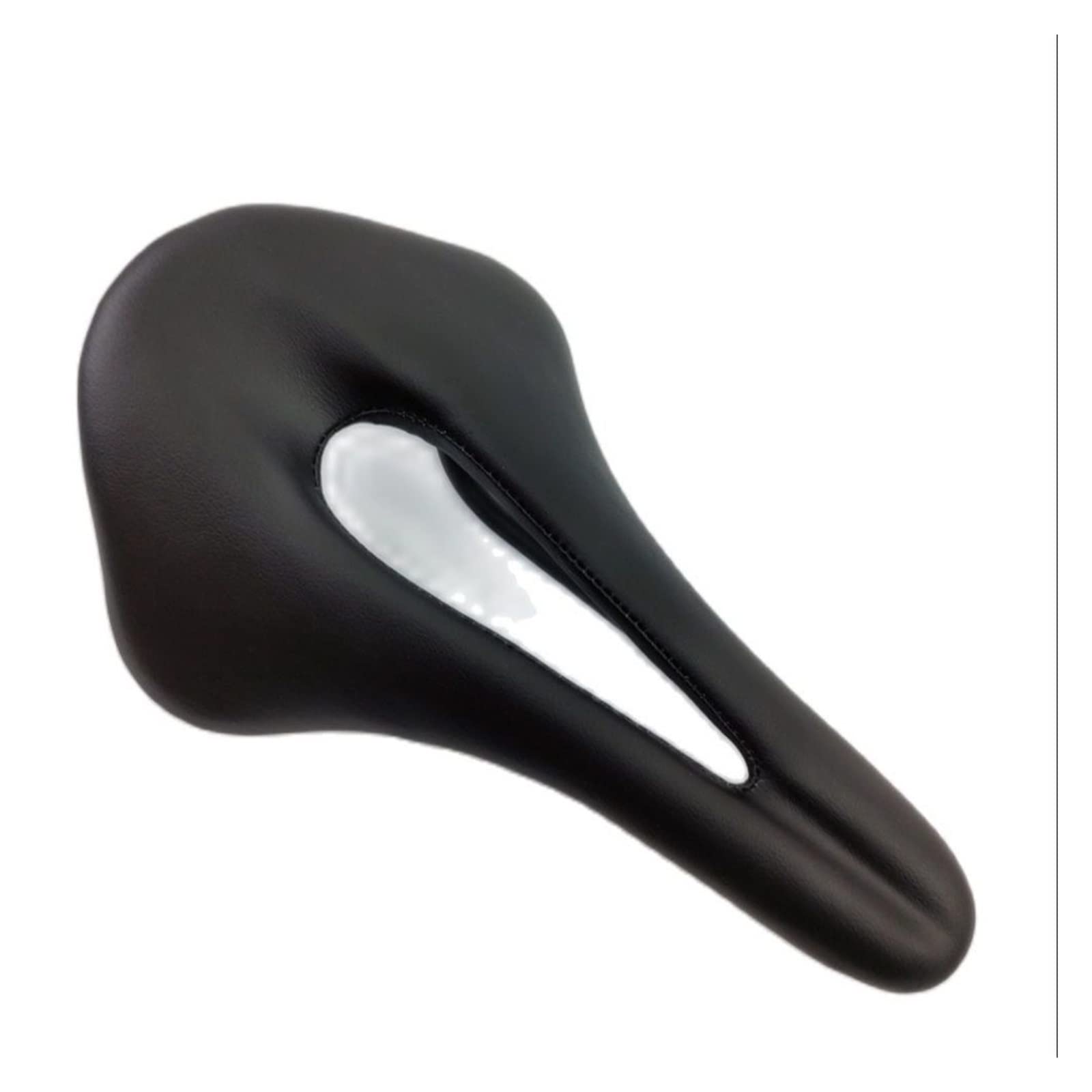 MBROS Full-Carbon Fiber Pack Sella Leggera Leggera Adatta per Bici da Strada MTB Mountain Bike Bicicletta (Color : No Logo Black 3k)