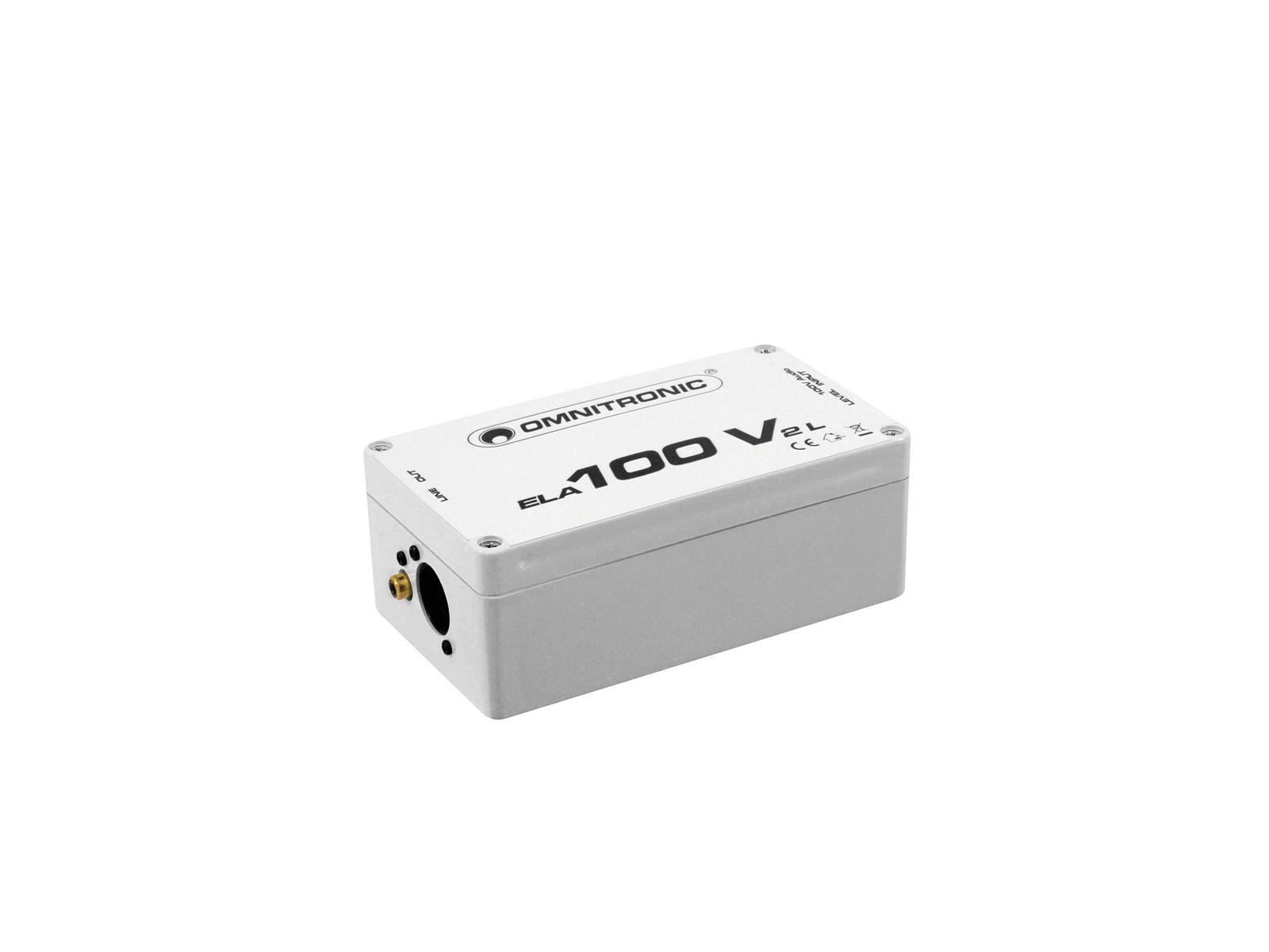 Omnitronic 061191 ELA-100V-2-L Transformer Blanc