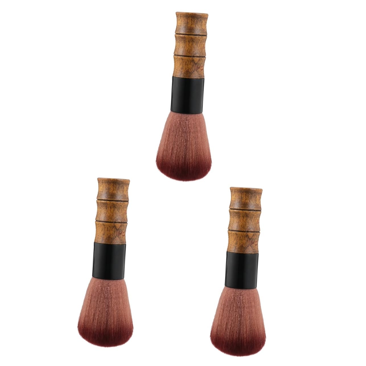 Beaupretty 3piezas Cepillo De Pelo Para Peluquería De Madera Cepillo Desenredante Para Remoción De Cabello Suelto Herramienta y Ligera Para Barberías y Salones Para Uso Profesional y