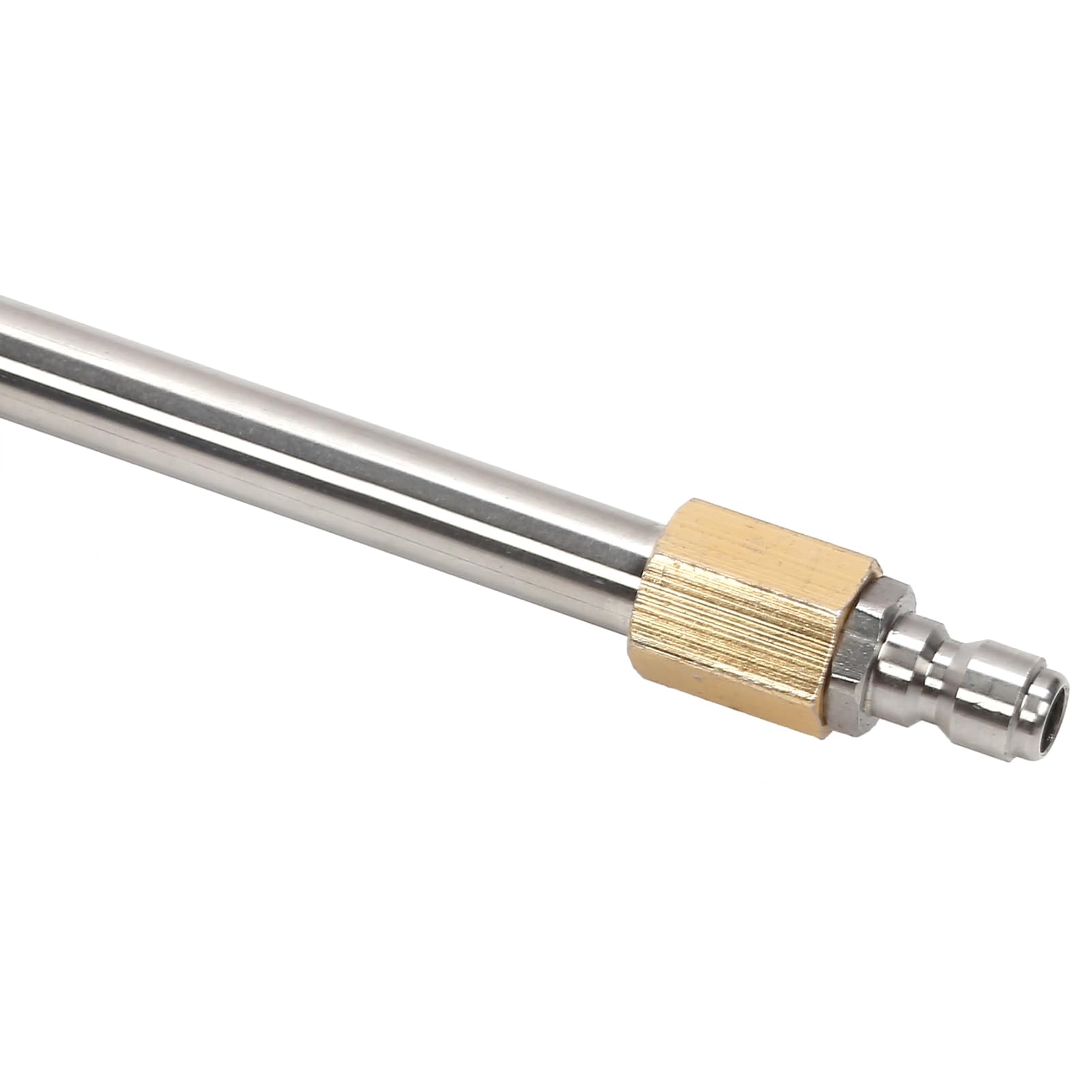 Kit de rallonge pour Nettoyeur Haute Pression avec 5 Embouts de buse, 6 Baguettes Droites et 1 Baguette incurvée pour Jardin, pelouse, Irrigation, Acier Inoxydable 4000 PSI 140 ℉