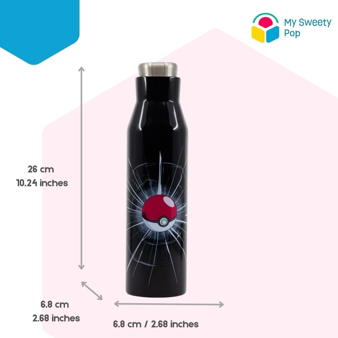 My sweety pop, Water Bottle, Stainless Steel, Child, Adult, Teen, Meal, 27 cm, 580 ml, Hydration, Gift Idea, Bottle, Isotherm - Image 3