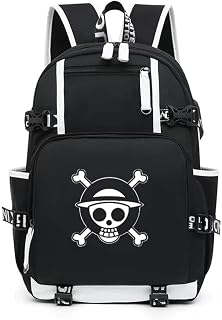 Anime Luminous Large Capacity Backpack One Piece School Bag Cosplay Bookbag