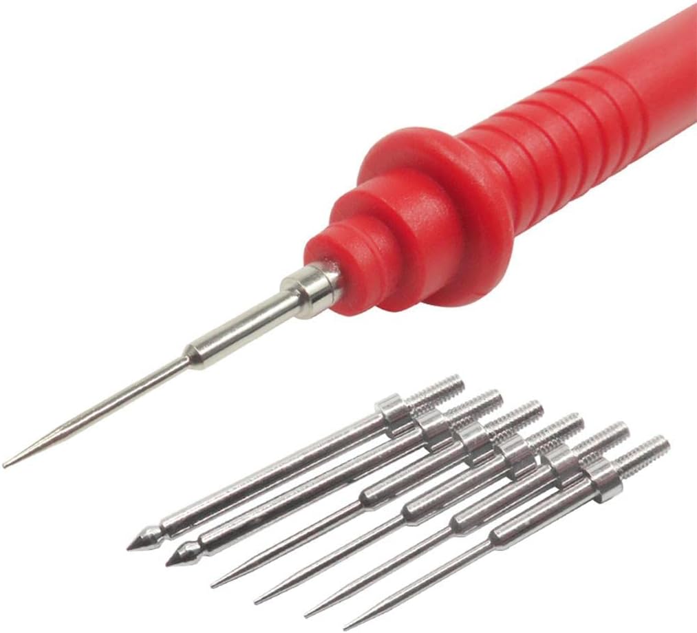 12 in 1 Multimeter Test Leads with Crocodile Clips Set | Motor Test Probes & Alligator Clips Kit | Electronic Laboratory Essentials | Silicone 4mm Wires