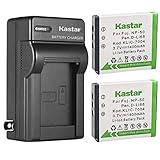 Kastar 2-Pack Battery and AC Wall Charger Replacement for Fuji NP-50, NP50, NP-50A, NP50A, Kodak KLIC-7004 K7004, Philip SJB1142, SJB1142/17, SJB1142/37, Nomad 24032X, 4126 Digital Camera