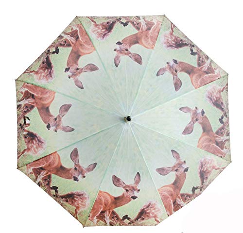 AS4HOME Regenschirm - Stockschirm - REH - Rehe - Naturmotive Cover