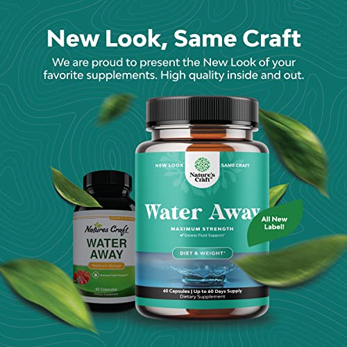 Water Retention Pills For Women And Men - Fast Acting Easy To Take Water Away Pills Maximum Strength Formula - Diuretic Pills For Water Retention Kidney Support And Bloating Relief For Women And Men #TOP7