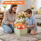 Outdoor Toys for Kids Size 4 Curve Soccer Ball for Ages 3-12, Soft Toddler Swerve Balls with Pump & Mesh Bag, Outside Indoor Sport Toy for Boy Girl Gift, Beginner Football for Yard Lawn Game Activity