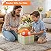 Outdoor Toys for Kids Size 4 Curve Soccer Ball for Ages 3-12, Soft Toddler Swerve Balls with Pump & Mesh Bag, Outside Indoor Sport Toy for Boy Girl Gift, Beginner Football for Yard Lawn Game Activity